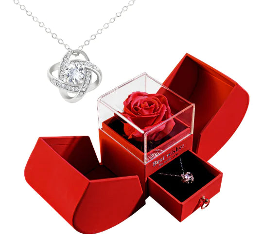 Elegant Rose Necklace