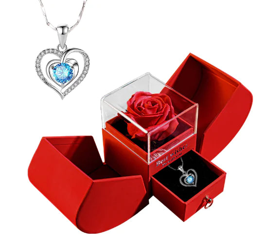 Elegant Rose Necklace