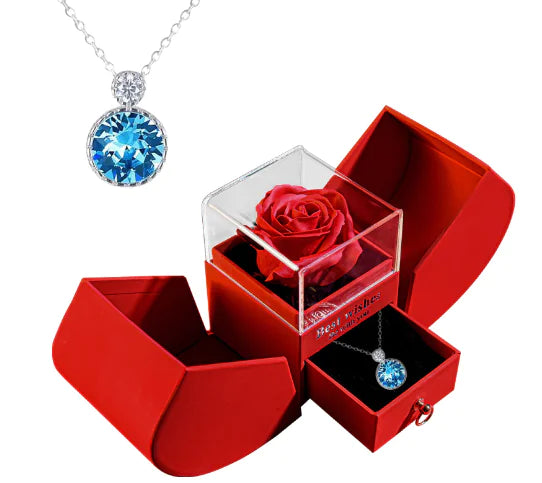 Elegant Rose Necklace