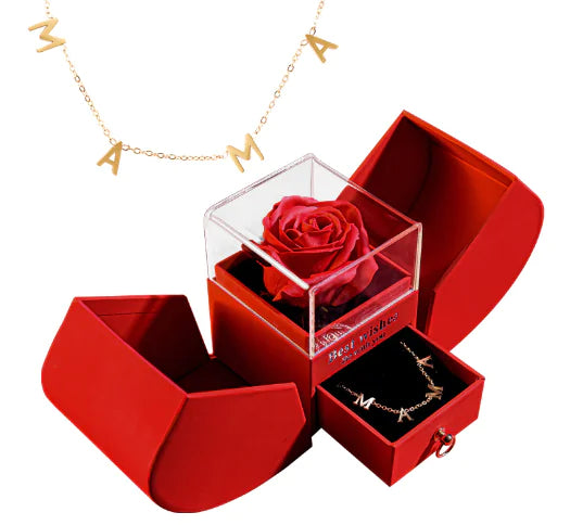 Elegant Rose Necklace