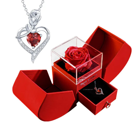 Elegant Rose Necklace